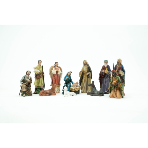 Hi-Line Gift Ltd Nativity & Three Wise Men 11Pc/Set 5 Inch H