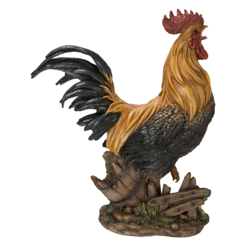 Hi-Line Gift Ltd Rooster Garden Statue