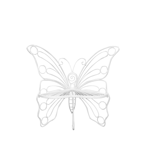 Hi-Line Gift Ltd White Butterfly Chair