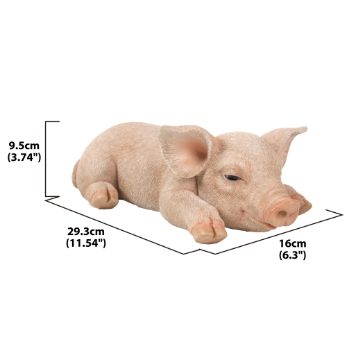 Hi-Line Gift Ltd Pig Sleeping