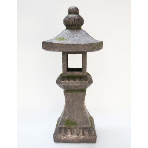 Hi-Line Gift Ltd 27In Grey Stone Pagoda Lantern