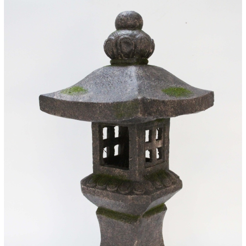 Hi-Line Gift Ltd 27In Grey Stone Pagoda Lantern