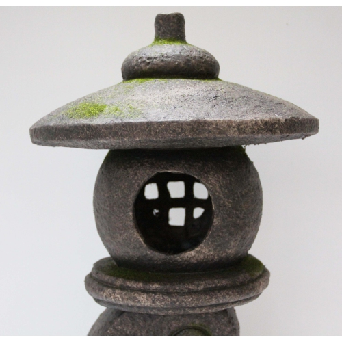 Hi-Line Gift Ltd 32In Grey Stone Pagoda Lantern
