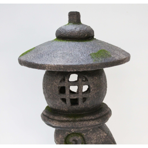 Hi-Line Gift Ltd 32In Grey Stone Pagoda Lantern