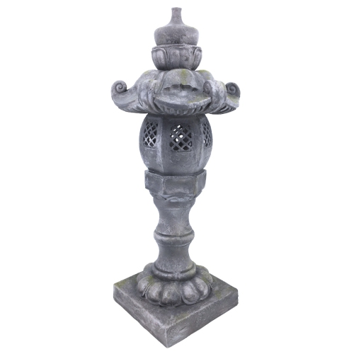 Hi-Line Gift Ltd 36In Grey Stone Lantern