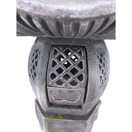 Hi-Line Gift Ltd 36In Grey Stone Lantern