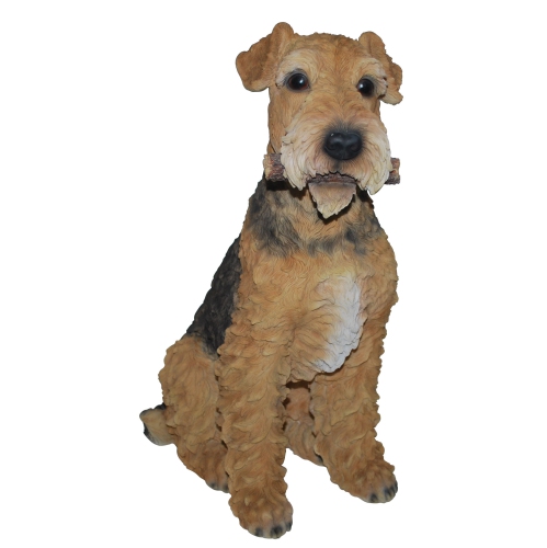 HI-LINE GIFT LTD  Airedale Terrier Garden Statue