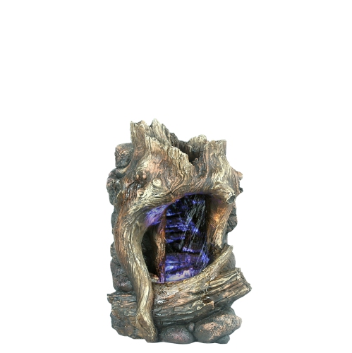 Hi-Line Gift Ltd Fountain-Tree Trunk with LED