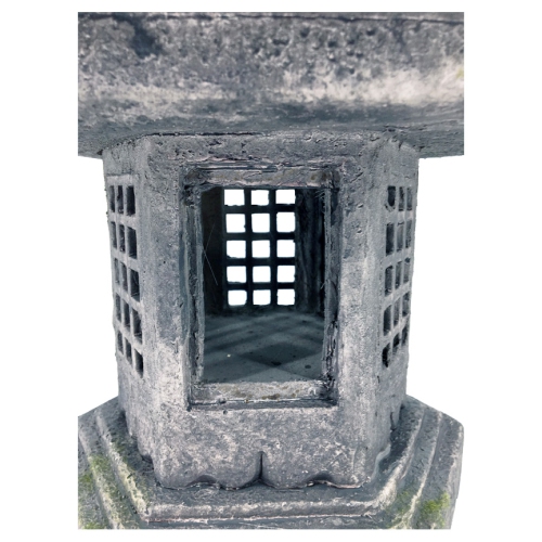 Hi-Line Gift Ltd 40In Grey Stone Pagoda Lantern