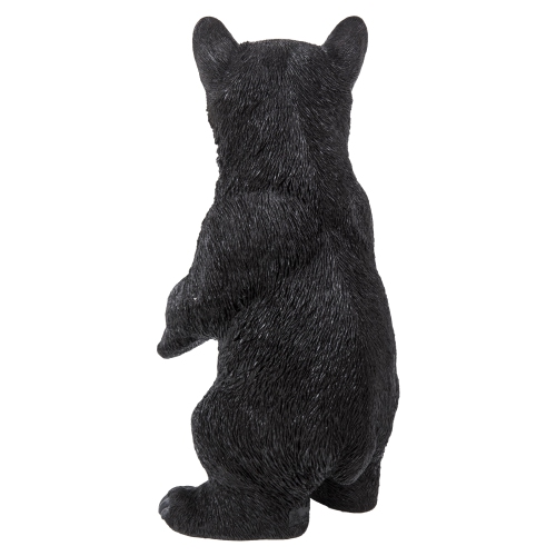 Hi-Line Gift Ltd Sitting Black Bear Cub Garden Statue