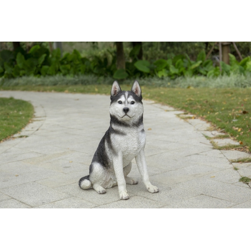 Hi-Line Gift Ltd Siberian Husky Garden Statue