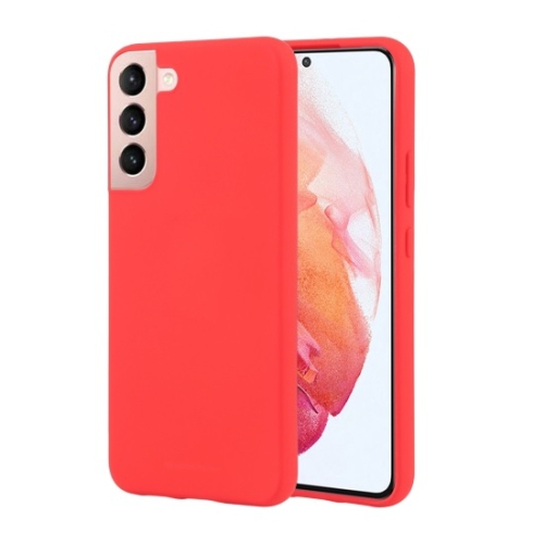 Image 1 de 3.. TopSave Goospery Soft Feeling Jelly Silky Slim Bumper Case pour Samsung Galaxy S22, Rouge