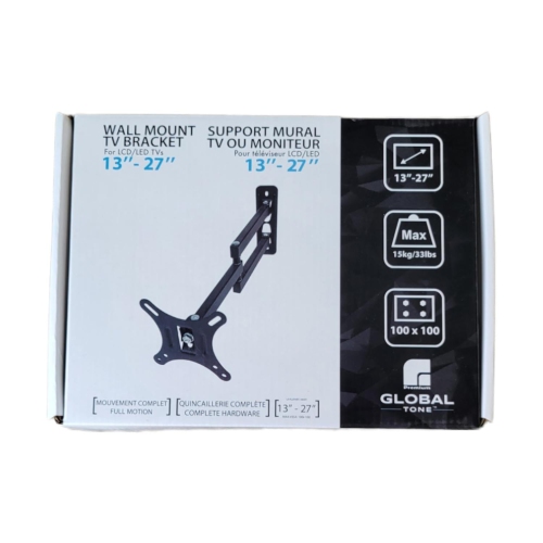 GlobalTone Universal swivel wall mount for TV PLASMA LCD LED 13"-27"