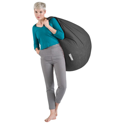 Easy Contemporary Polyester Bean Bag - Grey