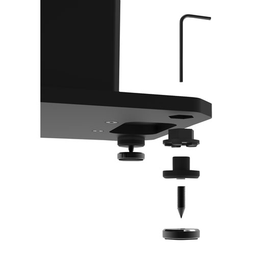 Kanto Fillable Speaker Stands - Black