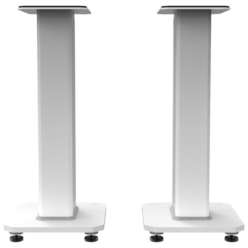 Kanto Fillable Speaker Stands - White