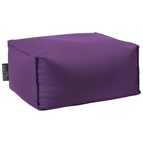 Gouchee Home Chamonix Polyester Pouf - Purple
