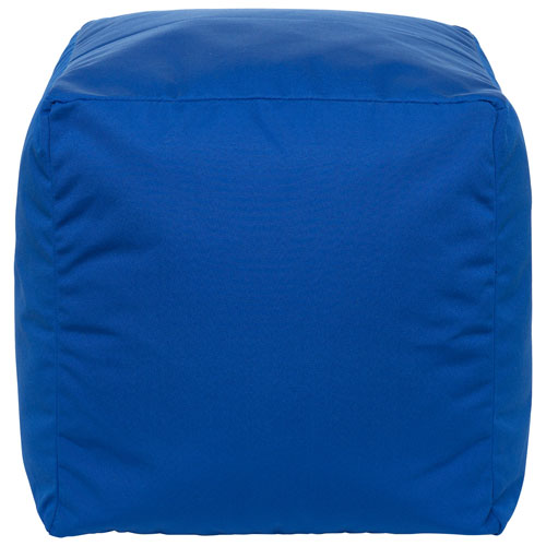 Gouchee Home Cube Soleil Polyester Pouf - Blue