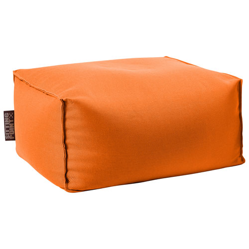 Gouchee Home Chamonix Polyester Pouf - Orange