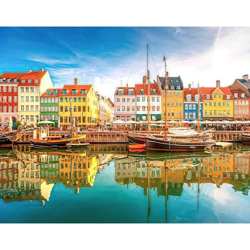 MQPPE  Brand New- Denmark Landscape Diy Jigsaw Puzzles, 20 X 30 Inches