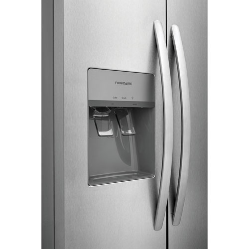 Frigidaire 33" 22.3 Cu. Ft. Side-By-Side Refrigerator with Ice & Water Dispenser (FRSS2323AS) - Stainless Steel