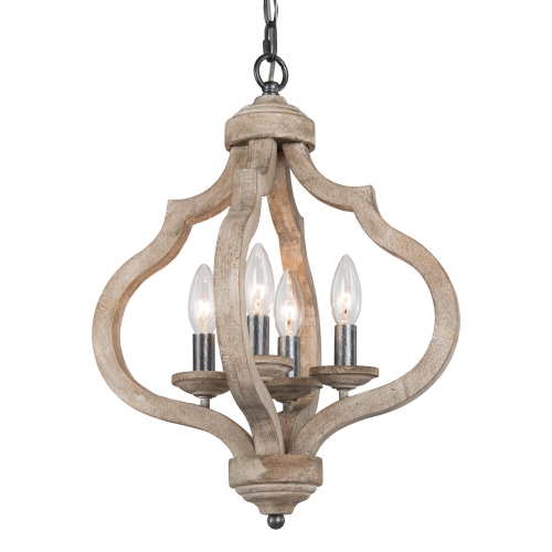 Farmhouse Antique 4-Light Candelabras Chandelier
