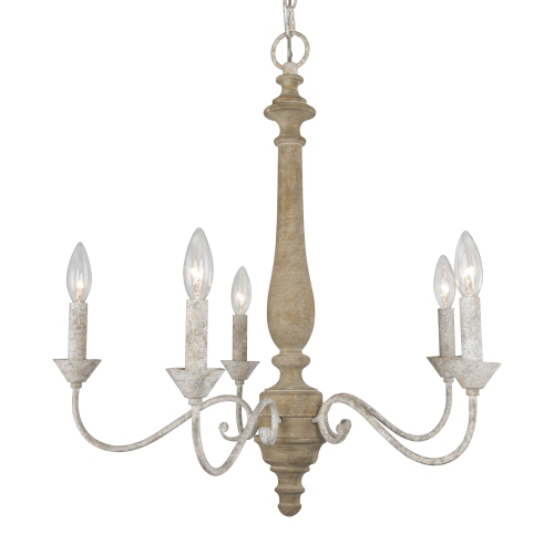 Modern 5-Light French Country Antique Chandelier