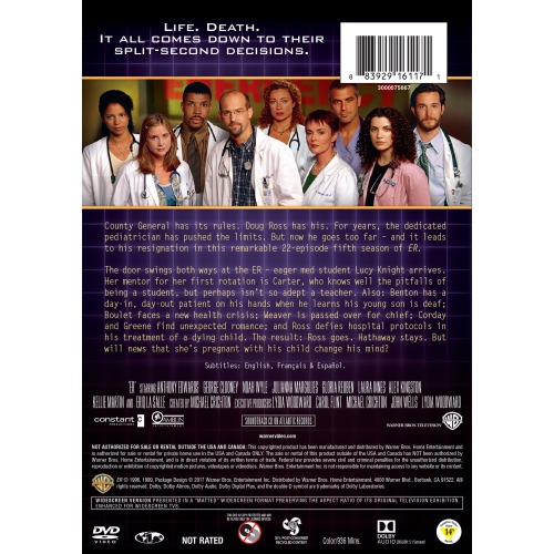 ER: Season 5 (DVD) | Best Buy Canada