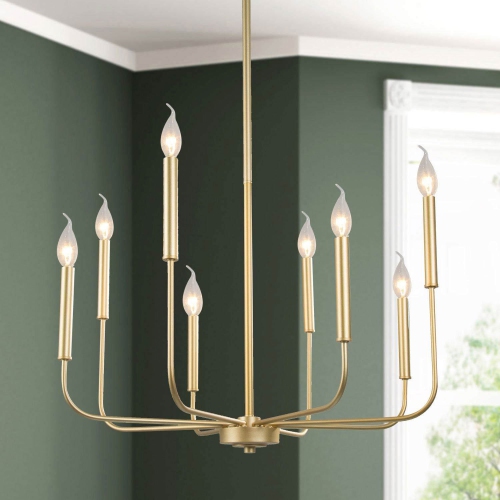 Modern 8-Light French Country Chandelier