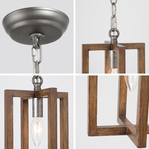 Farmhouse 1-Light Single Geometric Pendant