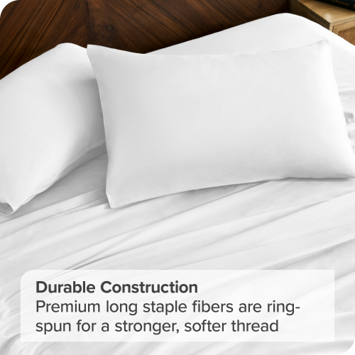 Bare Home 100% Organic Cotton Sheet Set – Silky Smooth Sateen Weave - Warm & Luxurious Sateen
