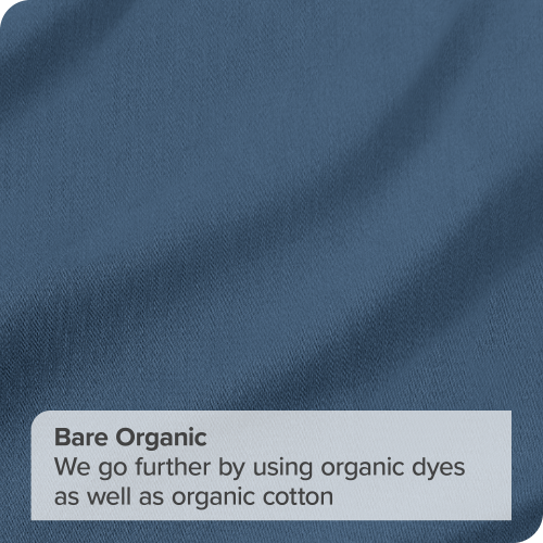 Bare Home 100% Organic Cotton Sheet Set – Silky Smooth Sateen Weave - Warm & Luxurious Sateen