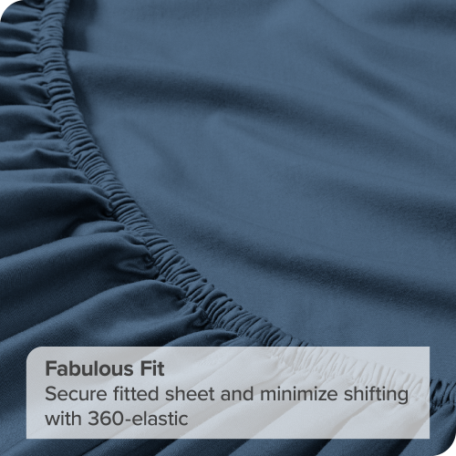 Bare Home 100% Organic Cotton Sheet Set – Silky Smooth Sateen Weave - Warm & Luxurious Sateen