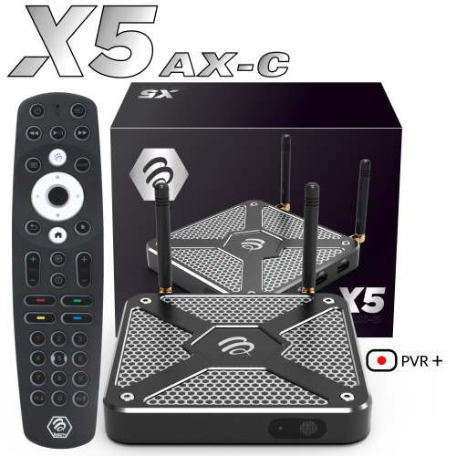 BUZZTV  X5 64 Ax-C - 4K Uhd Android Media Streaming Player. 4GB Ram /64GB Memory / 6Th Generation Wireless Ax
