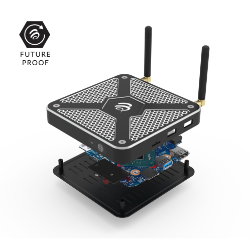 BuzzTV X5 128 AX-C - 4K UHD Android Media Streaming Player. 4GB RAM / 128GB Memory / 6th Generation Wireless AX