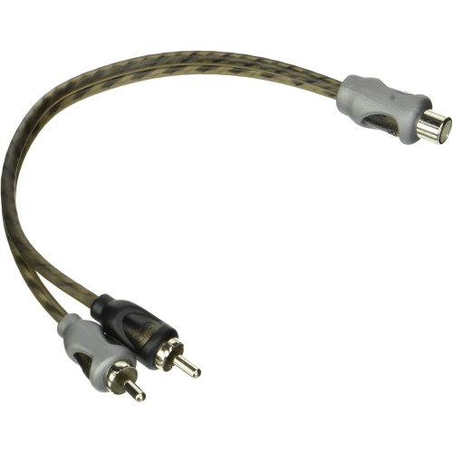 Rockford Fosgate RFIY-1F Twisted Pair Y-Adapter 1 Female To 2 Male