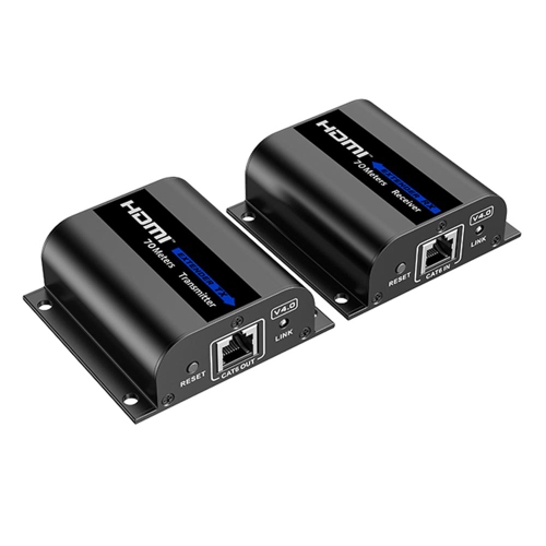 Image 1 of 7.. Speedex LKV372AE-4.0 HDMI & IR Extender over Single Cat6/6a/7. 1080P@60Hz up to 70m with IR, Zero delay Transmitter & Receiver Kit