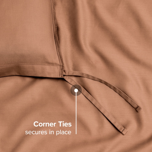 Bare Home 100% Organic Cotton Duvet Cover Set - Smooth Sateen Weave - Warm & Luxurious - Eco-friendly