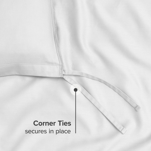 ENS. Housse de couette en coton 100 % coton bio - satin lisse - chaud et luxueux - écologique