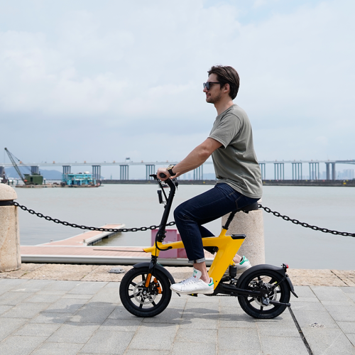 Zip Bike - Foldable compact e-Bike - Yellow
