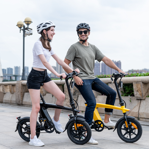 Zip Bike - Foldable compact e-Bike - Yellow
