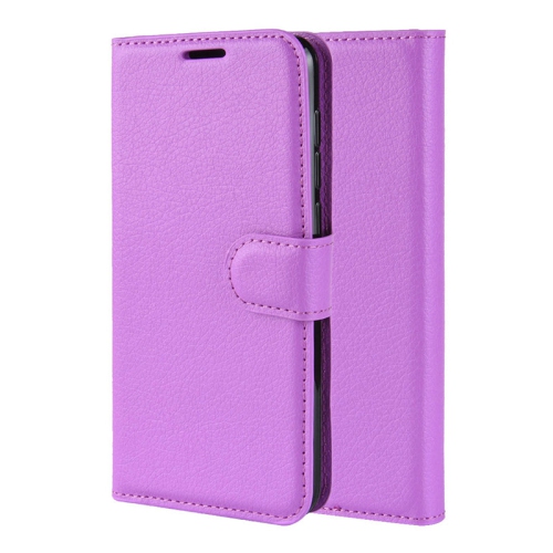 PANDACO – Étui portefeuille en cuir violet pour iPhone 13 Mini