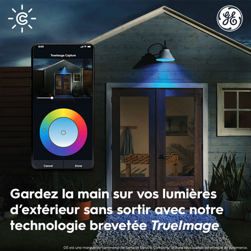 GE Cync Full Colour Outdoor PAR38 Smart LED Light Bulb