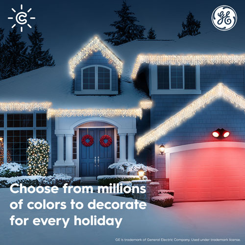 Ampoule DEL intelligente couleur d'extérieur PAR38 Cync de GE