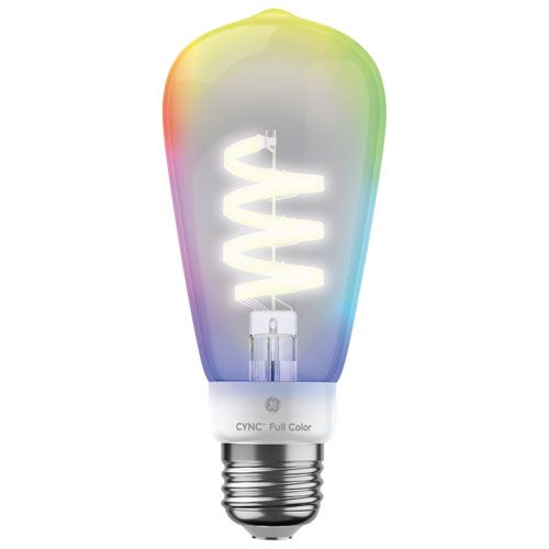 GE Cync Full Colour Vintage ST19 Smart LED Light Bulb