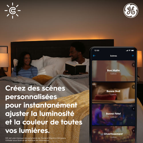 GE Cync Full Colour Vintage ST19 Smart LED Light Bulb