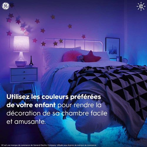 GE Cync Full Colour Vintage ST19 Smart LED Light Bulb