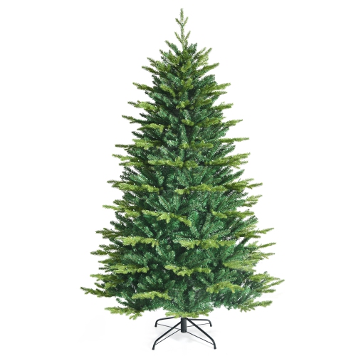 TOPBUY  6 Ft App Controlled Christmas Tree, Pe/pvc Xmas Tree W/ 420 Color Changing Led Lights & 1740 Branch Tips