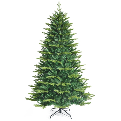 TOPBUY  6 Ft App Controlled Christmas Tree, Pe/pvc Xmas Tree W/ 420 Color Changing Led Lights & 1740 Branch Tips