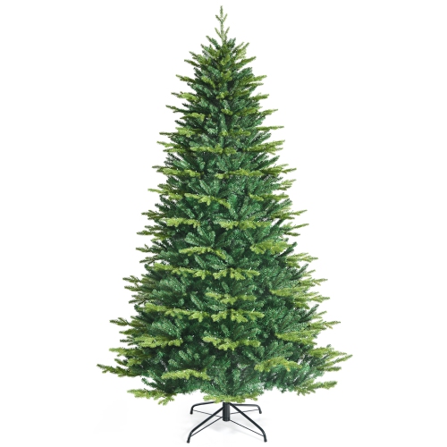 Topbuy 6 Ft APP Controlled Christmas Tree, PE/PVC Xmas Tree w/ 420 Color Changing LED Lights & 1740 Branch Tips